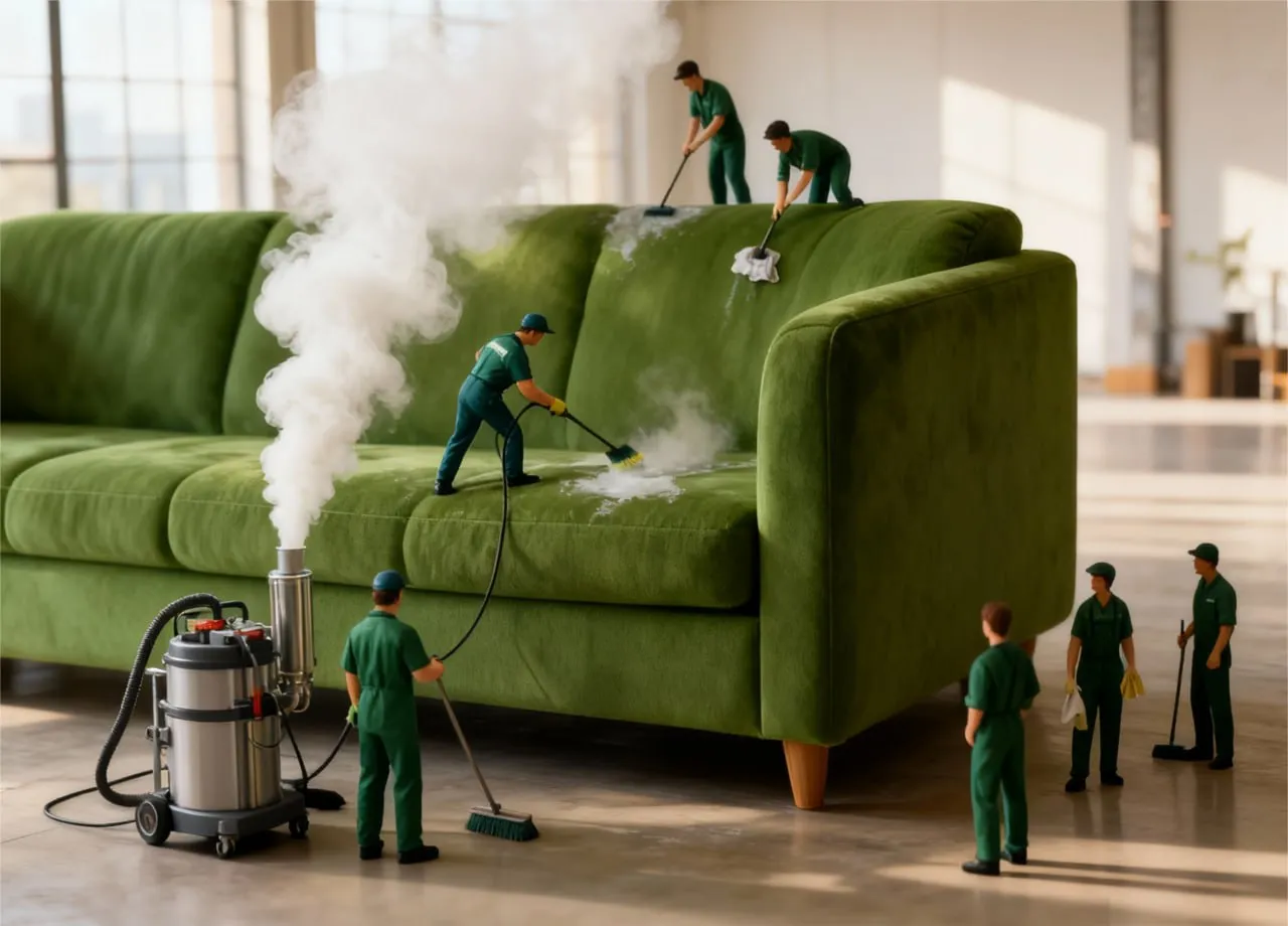 -50%скидка на химчистку мягкой мебели при заказе генеральной уборки до конца января